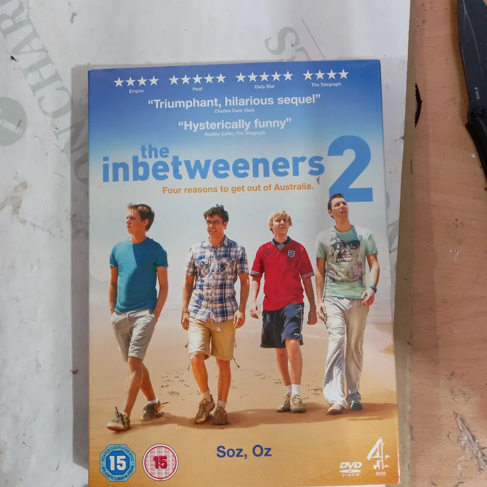 LOT OF APPROX 61 'THE INBETWEENERS 2' DVDS