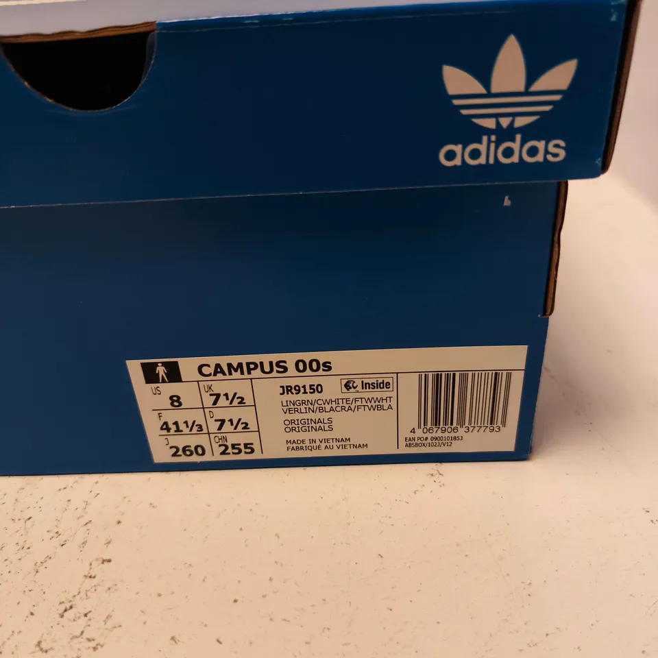ADIDAS CAMPUS 00S SNEAKERS – UK 7.5 (US 8)