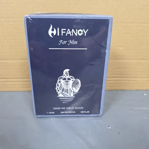 BOXED AND SEALED HI FANCY FOR HIM MAKE ME GREAT AGAIN EAU DE PARFUM 50ML