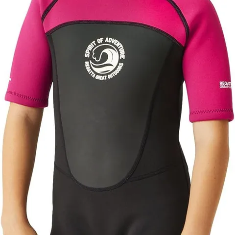 REGATTA KIDS CHILDRENS SHORTY OUTDOOR SURFING WATERSPORTS BACK ZIP WETSUIT 7-8 YEARS