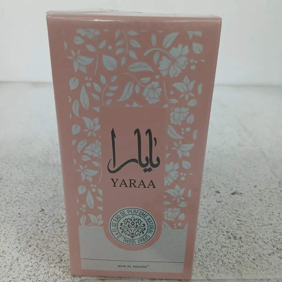 YARA PERFUME BOXED – PINK PACKAGING (NUR AL NAHAR) 100ML