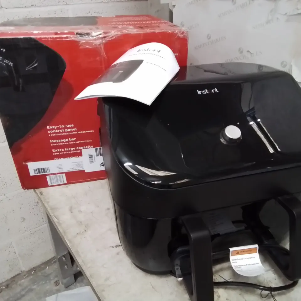INSTANT VORTEX 8 IN 1 DUAL AIR FRYER 7.6L 