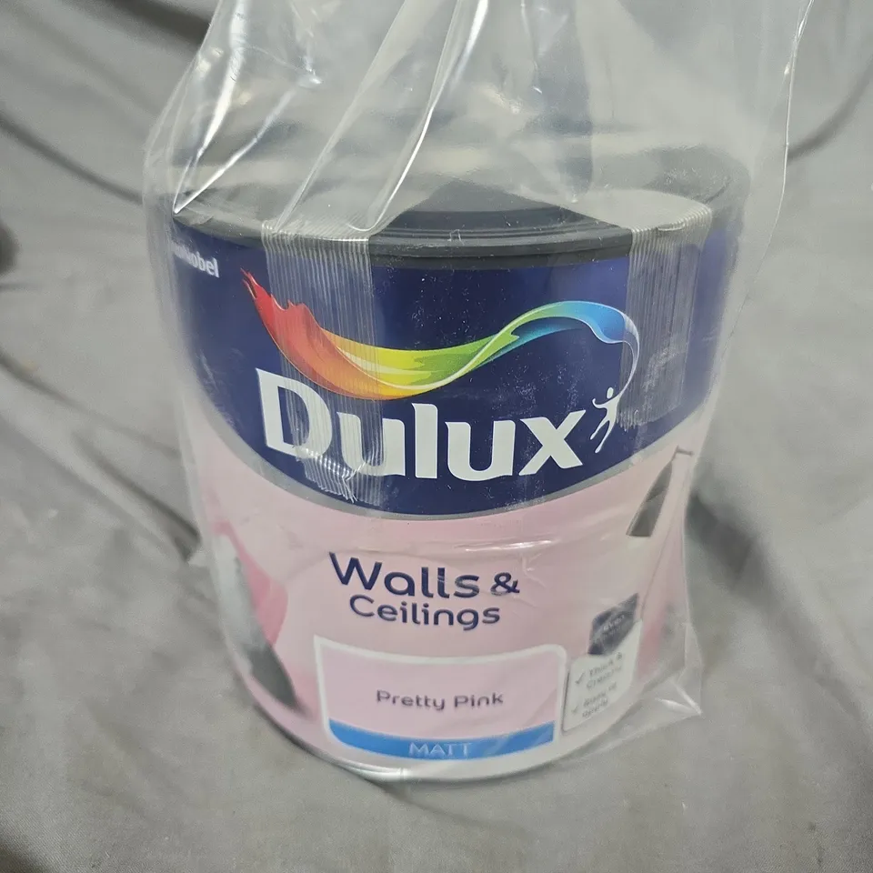DULUX WALLS & CEILINGS MATT EMULSION – PRETTY PINK, 2.5L