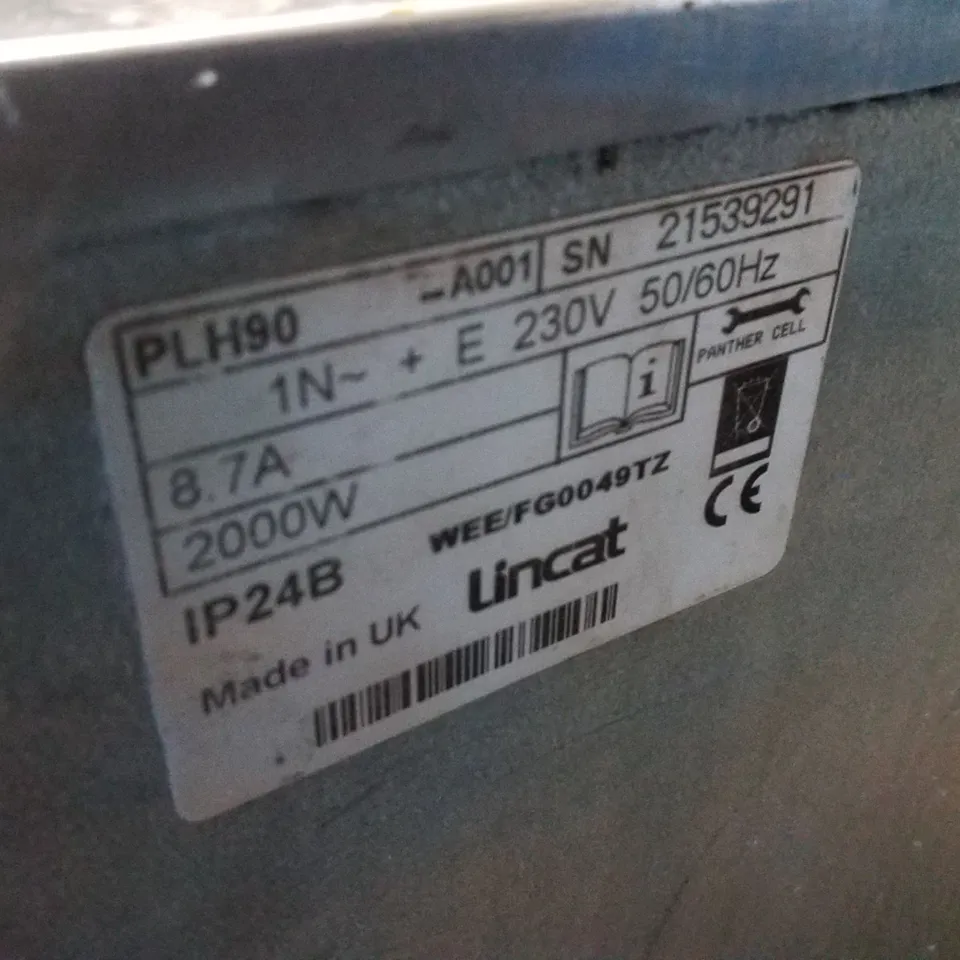 LINCAT PANTHER PLH90 LIGHT DUTY HOT CUPBOARD