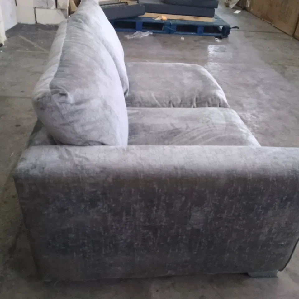 QUALITY DESIGNER RHF SOFA SECTION - GREY FABRIC 