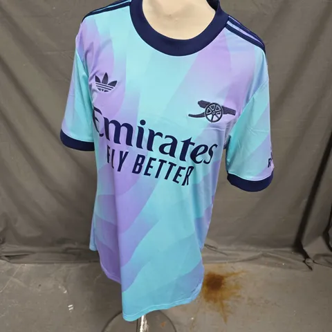 ADIDAS ARSENAL FOOTBALL JERSEY IN BLUE MULTI SIZE M