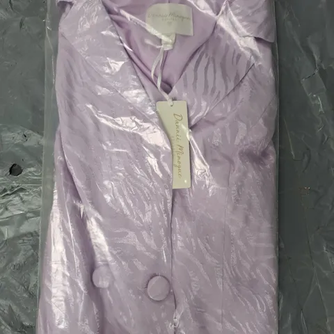 DANNII MINOGUE PATTERNED JACKET IN LILAC SIZE 18 PETITE
