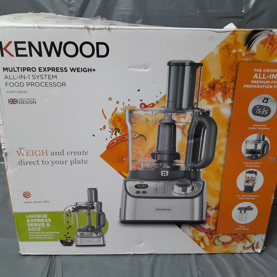 KENWOOD FOOD PROCESSOR FDM71.960SS - SILVER