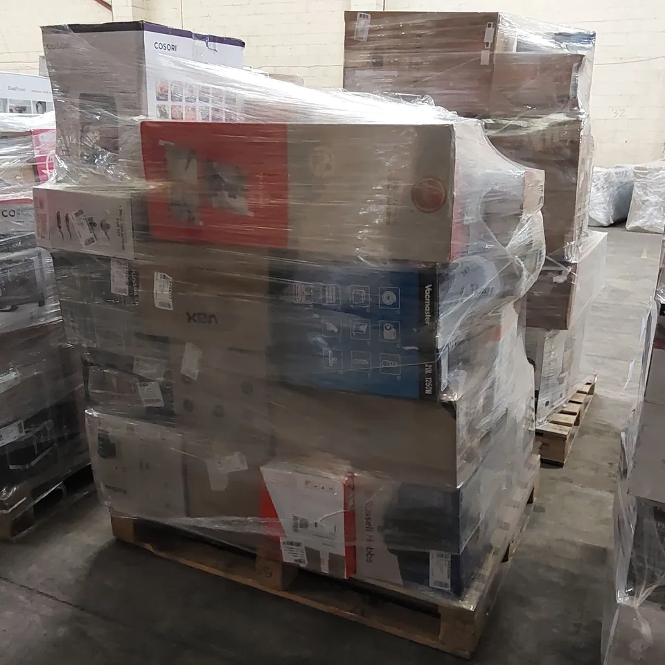 PALLET OF APPROXIMATELY 27 UNPROCESSED RAW RETURN HOUSEHOLD AND ELECTRICAL GOODS TO INCLUDE;