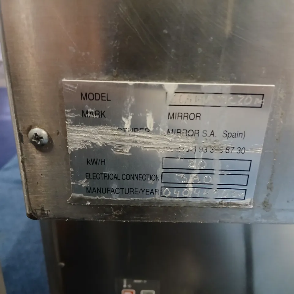 MIRROR CLAMATIC 20 RC GRIDDLE