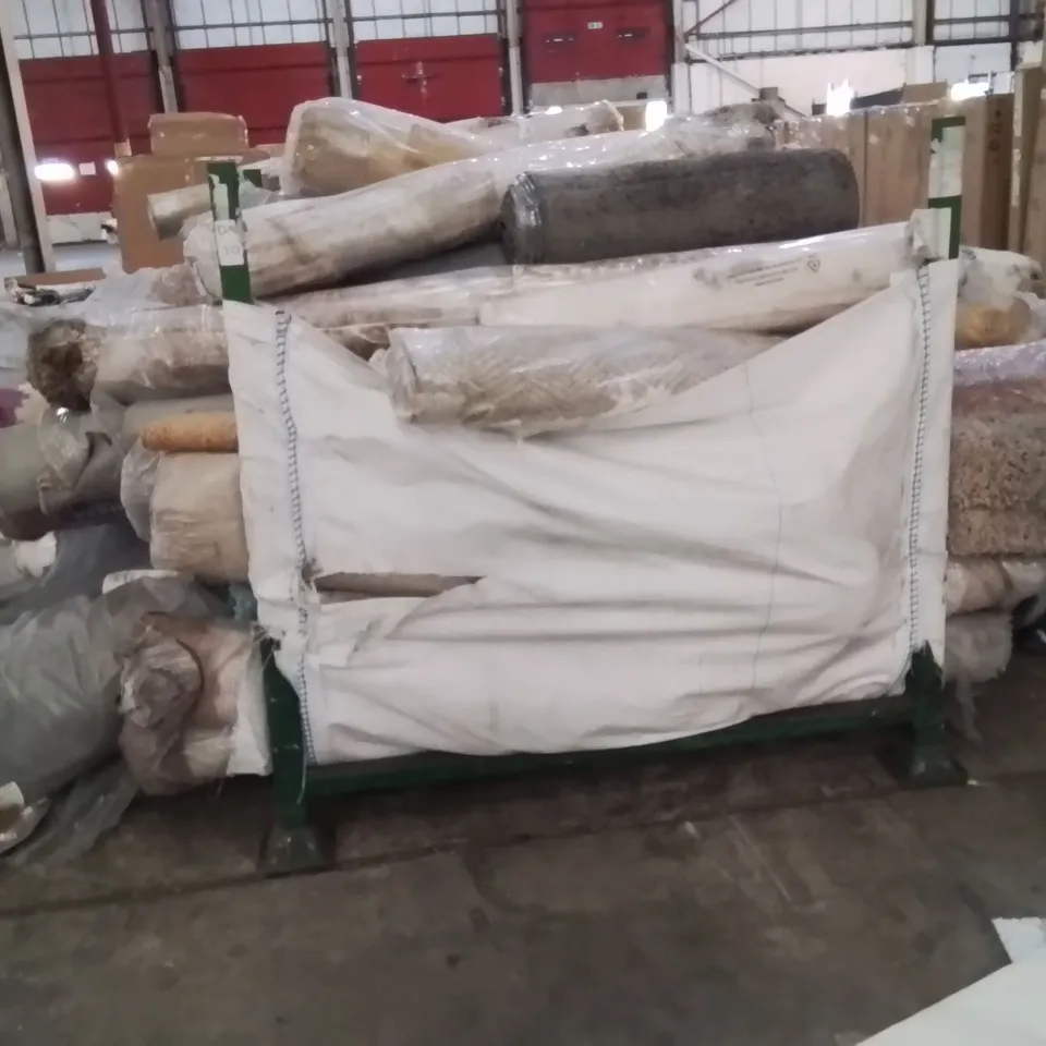 STILLAGE OF APPROXIMATELY 20 QUALITY DESIGNER RUGS