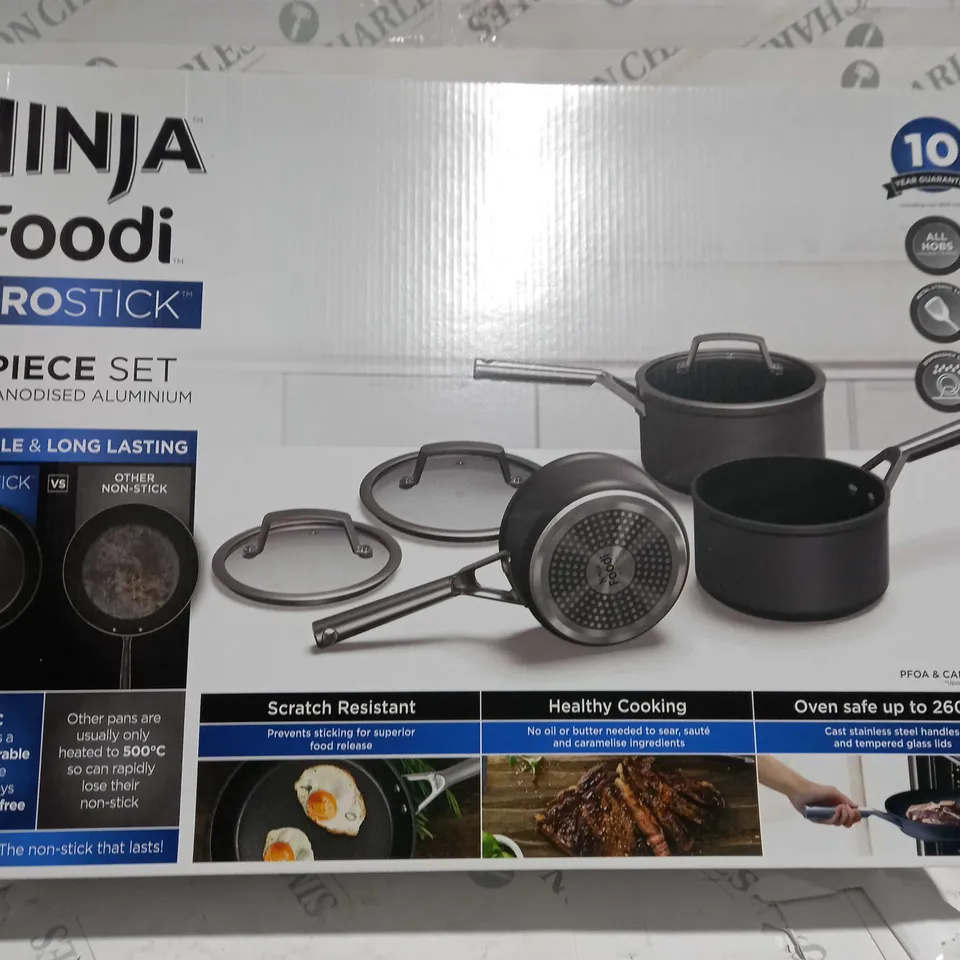 NINJA ZEROSTICK 3 PIECE PAN SET