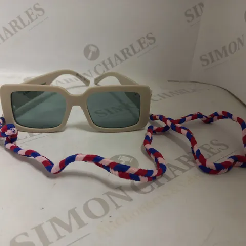 MISSONI RECTANGLE SUNGLASSES CREAM