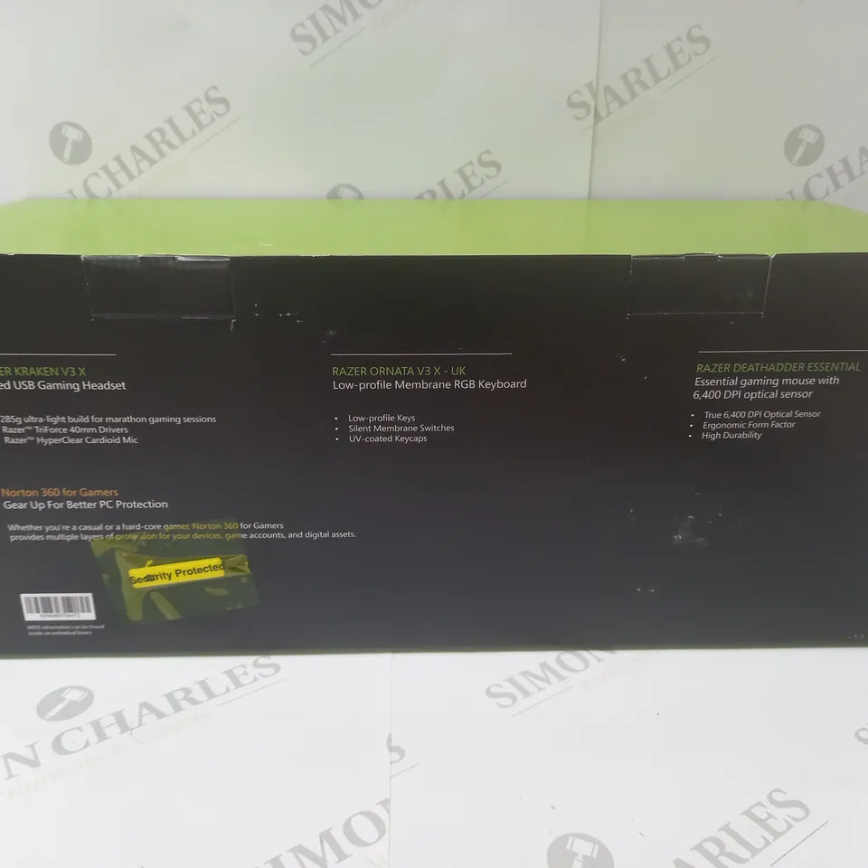 BRAND NEW BOXED RAZER GAMING BUNDLE 3 IN 1 TO INCLUDE - GAMING HEADSET, MEMBRANE RGB KEYBOARD AND ESSENTIAL GAMING MOUSE
