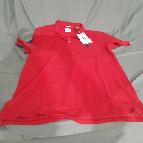 US POLO ASSN RED POLO TSHIRT SIZE XL