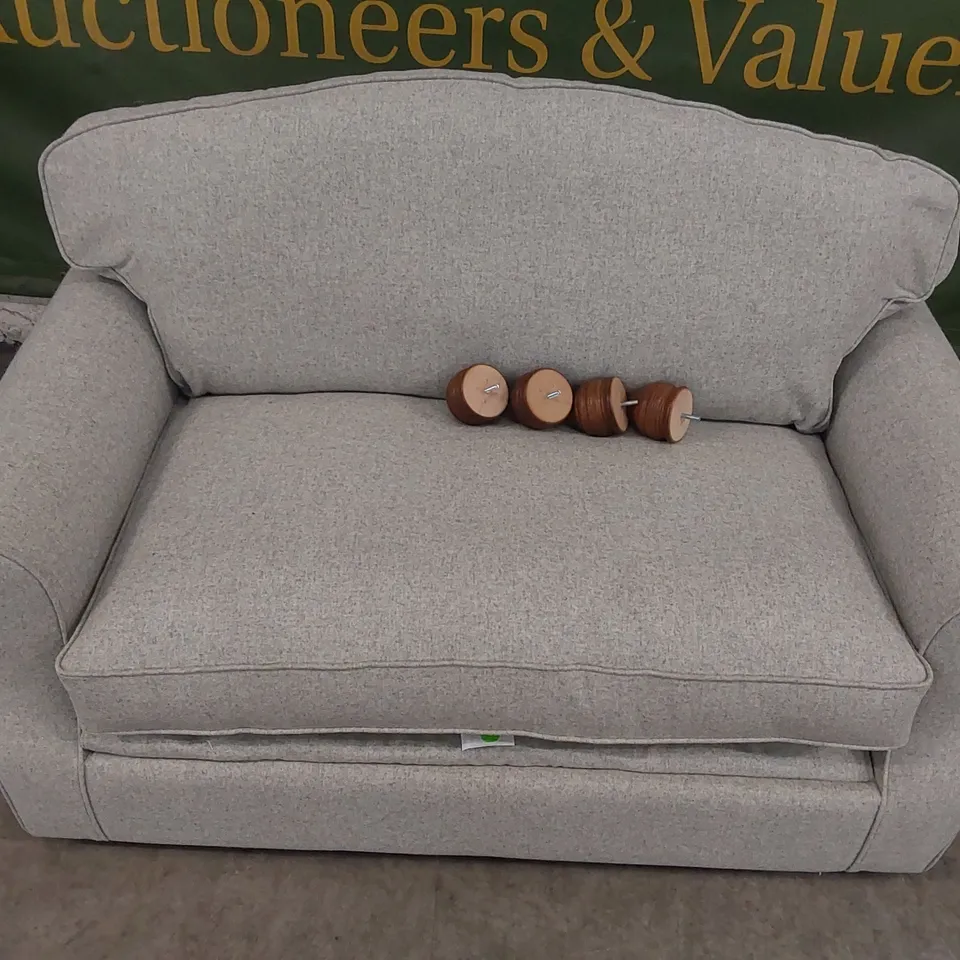 QUALITY DESIGNER LYNEHAM FABRIC LOVE SEAT SOFA BED