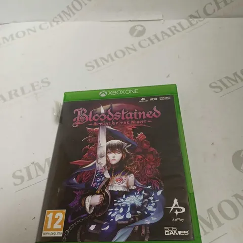 XBOX ONE BLOODSTAINES RITUAL OF THE NIGHT