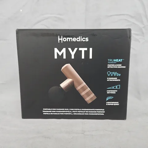 BOXED HOMEDICS MYTI PORTABLE MINI MASSAGER
