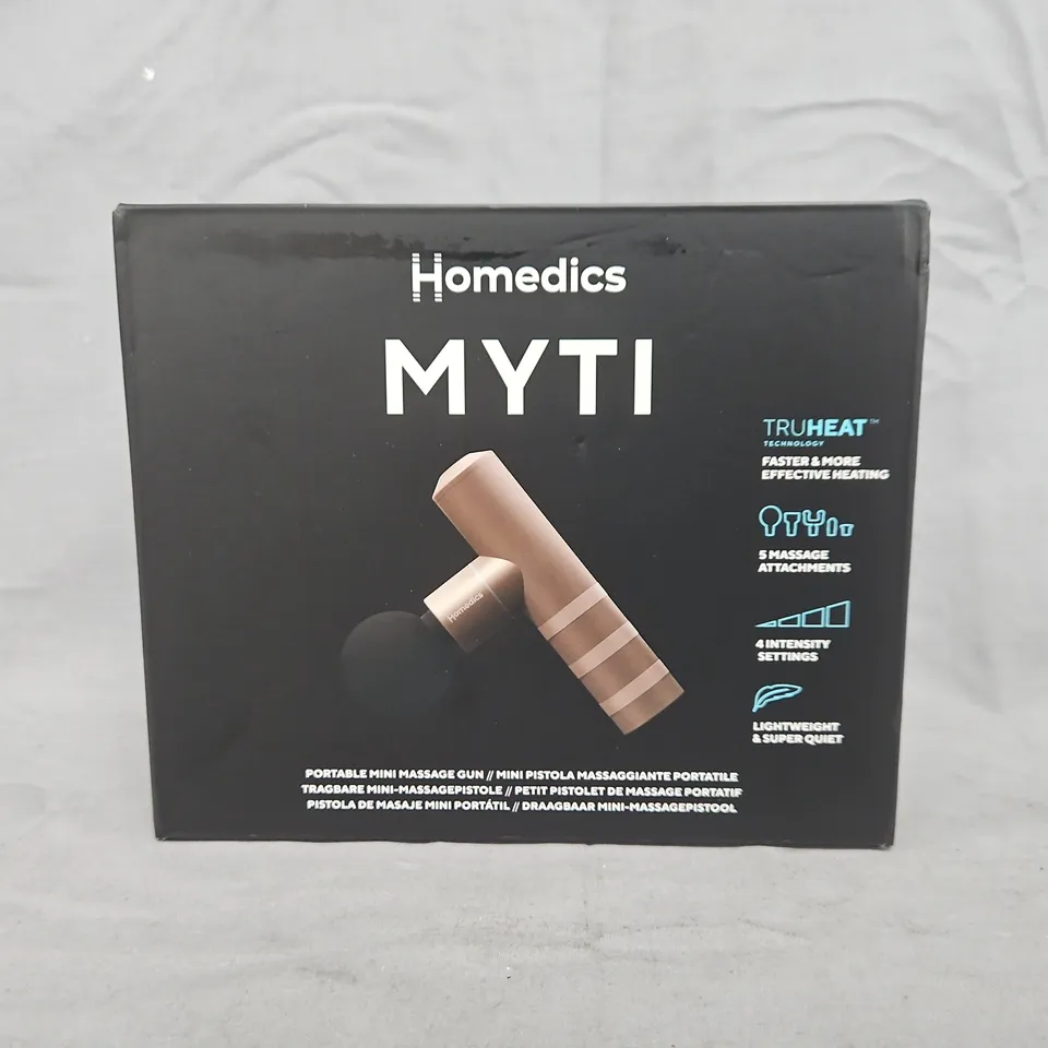 BOXED HOMEDICS MYTI PORTABLE MINI MASSAGER