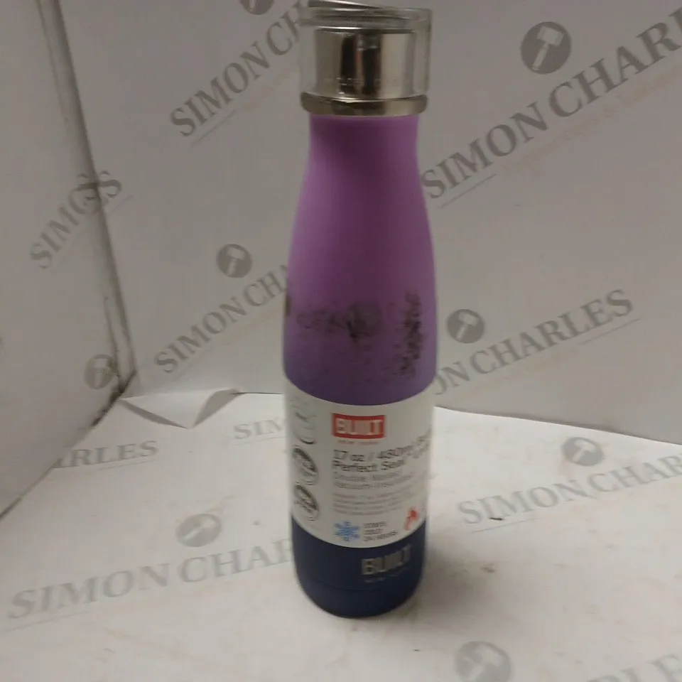 BUILT NEW YORK 480ml DOUBLE WALLED STAINLES STEEL BOTTLE RRP £23.99