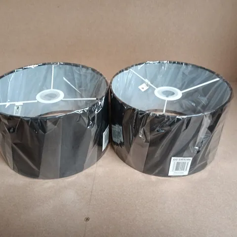 TWO BLACK LIGHT SHADES 