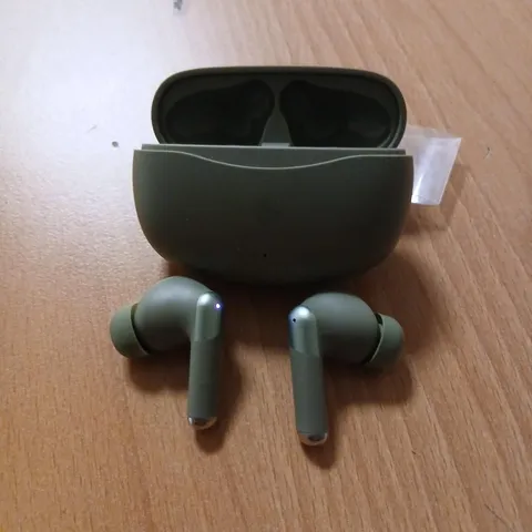 ULTIMA EE7562MGRNTES OLIVE GREEN WIRELESS EARBUDS WITH CHARGING CASE