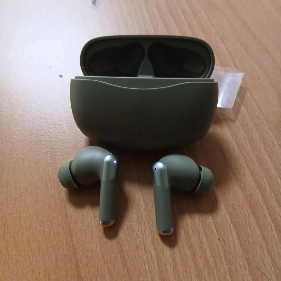 ULTIMA EE7562MGRNTES OLIVE GREEN WIRELESS EARBUDS WITH CHARGING CASE