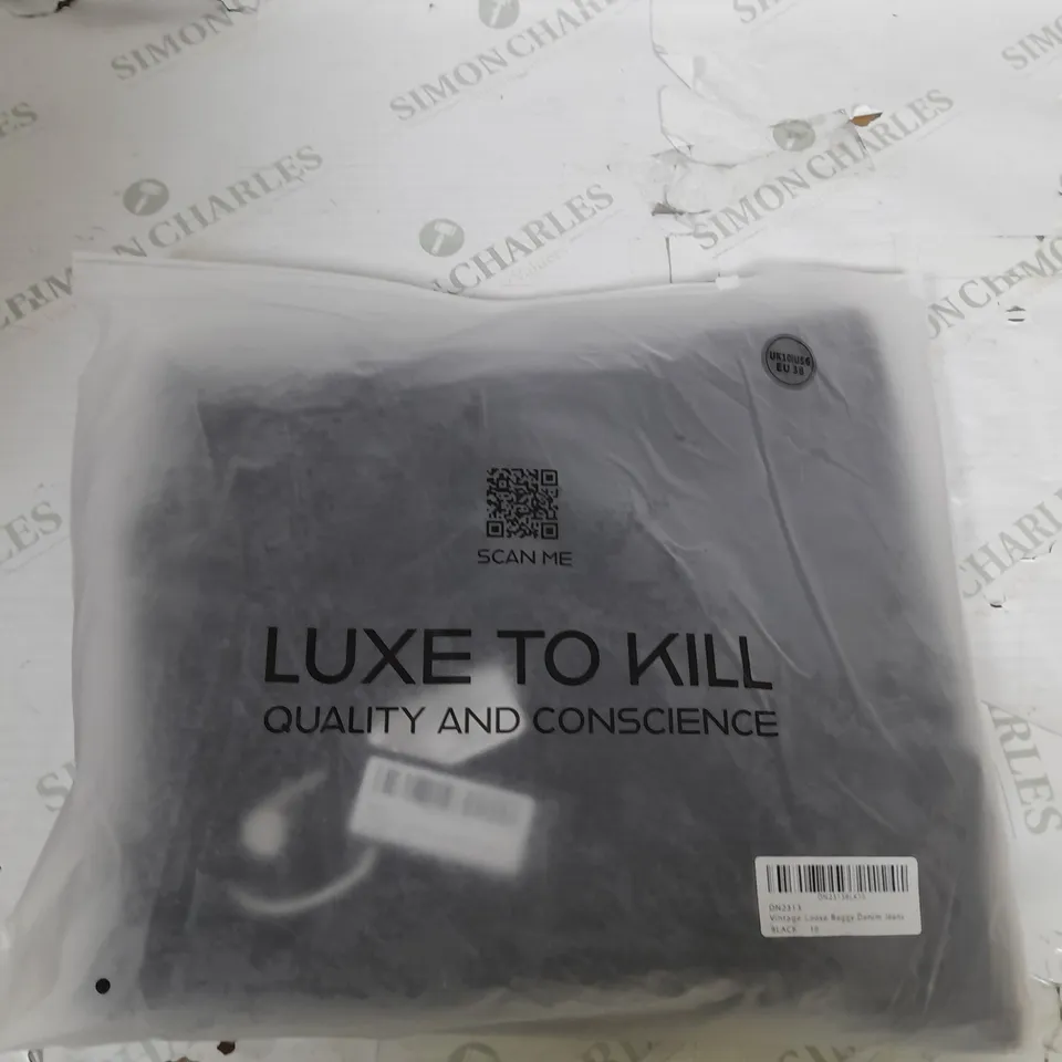 BAGGED LUXE TO KILL VINTAGE LOOSE DENIM JEANS SIZE 10