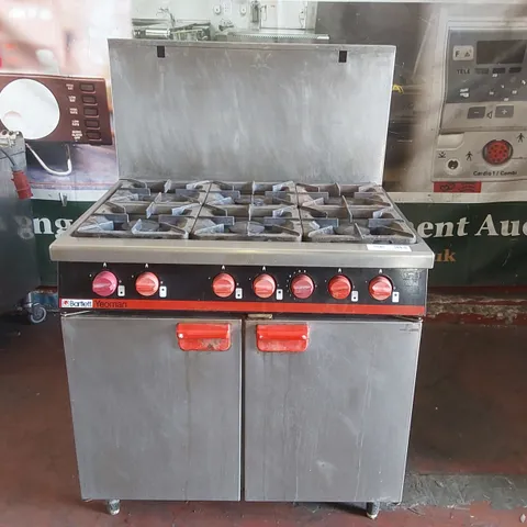 BARTLETT YEOMAN 6 HOB COMMERCIAL COOKER