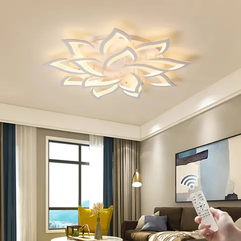 BOXED IZZABELLA 14-LIGHT 91.44CM ACRYLIC LED FLUSH MOUNT