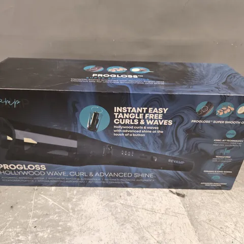 BOXED REVAMP PROGLOSS HOLLYWOOD WAVE, CURL & ADVANCED SHINE AUTOMATIC ROTATING SYSTEM (CL-2250-GB)