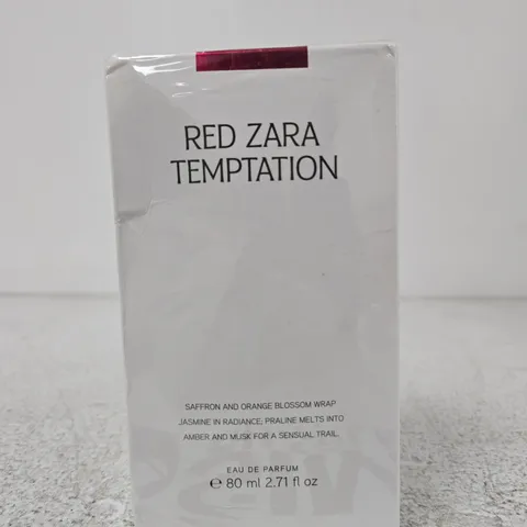 ZARA RED TEMPTATION EAU DE PARFUM – 80 ML, BOXED