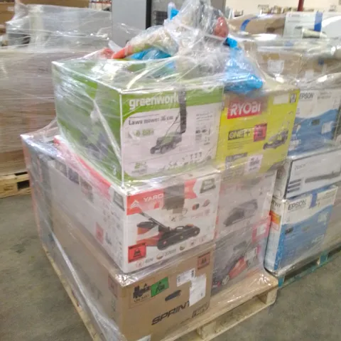PALLET OF APPROXIMATELY 13 UNPROCESSED RAW RETURN HOUSEHOLD AND ELECTRICAL GOODS TO INCLUDE;