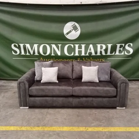 AMARA 3 SEATER SOFA - CHARCOAL