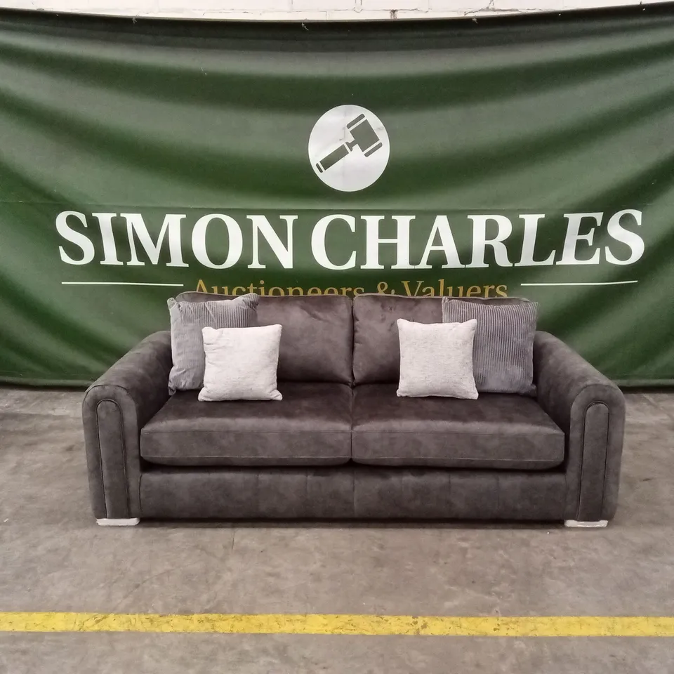 AMARA 3 SEATER SOFA - CHARCOAL RRP £1249