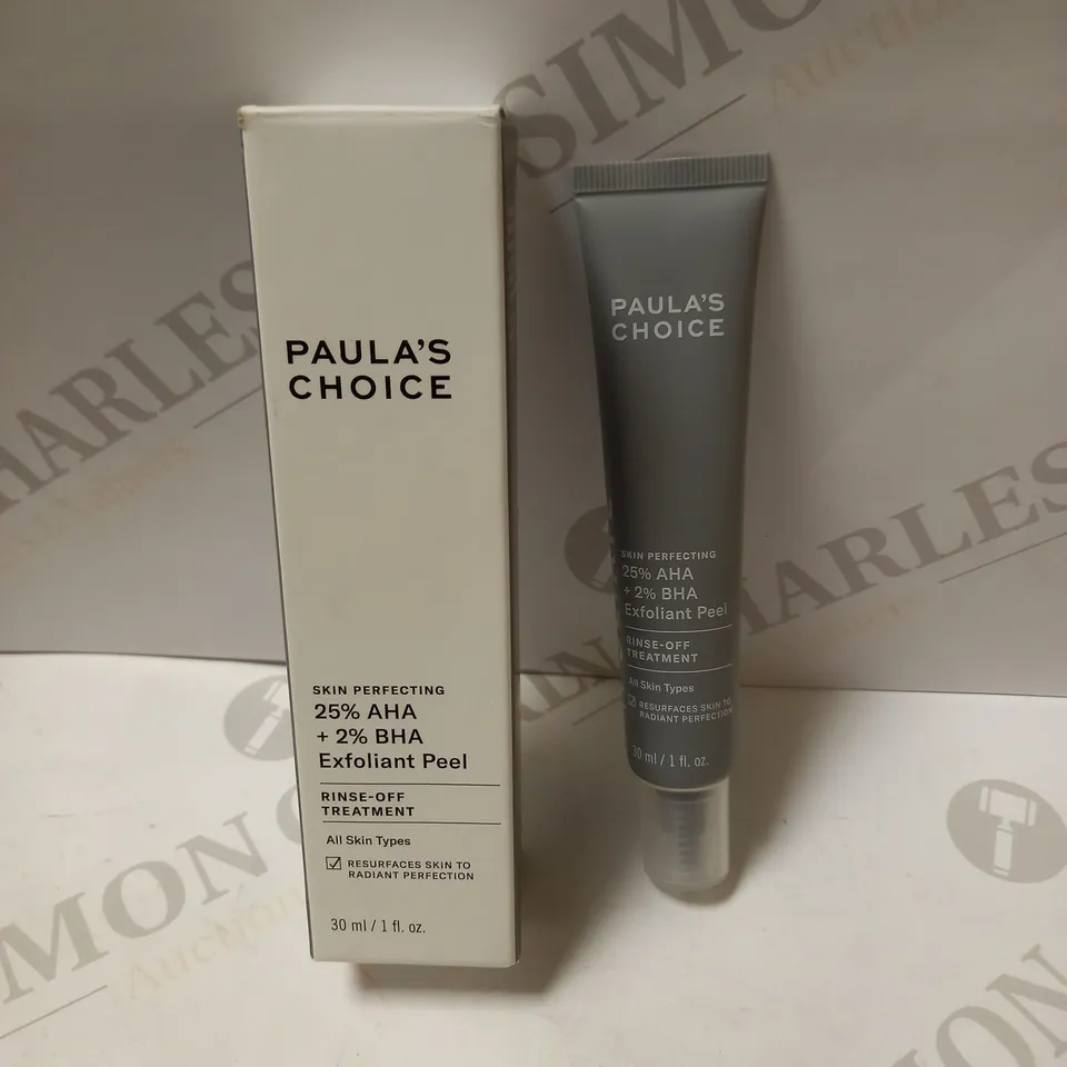 PAULA'S CHOICE SKIN PERFECTING 25% AHA + 2% BHA EXFOLIANT PEEL 30ML