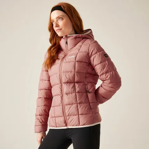 BRAND NEW REGATTA WOMEN'S ASPER PADDED JACKET IN DUSTY ROSE - UK 16