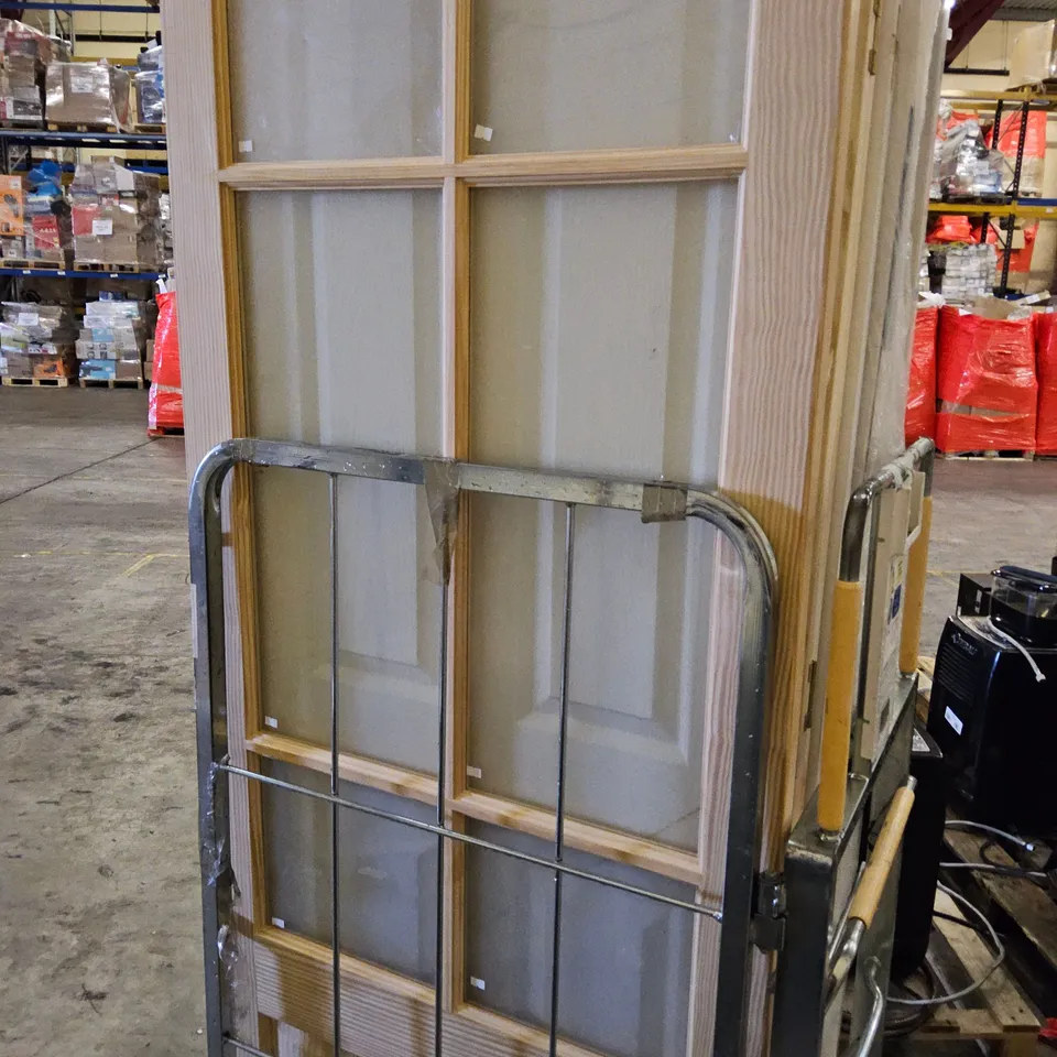 CLEAR PINE 6 LITE GLAZED INTERNAL DOOR 1981 × 838mm
