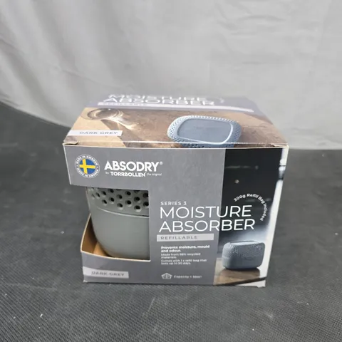 ABSODRY SERIES 3 MOISTURE ABSORBER – REFILLABLE, DARK GREY