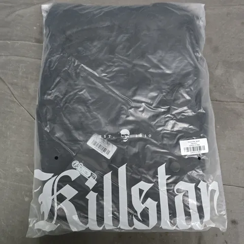 BAGGED KILLSTAR GLOOM MIST JACKET IN BLACK - SMALL