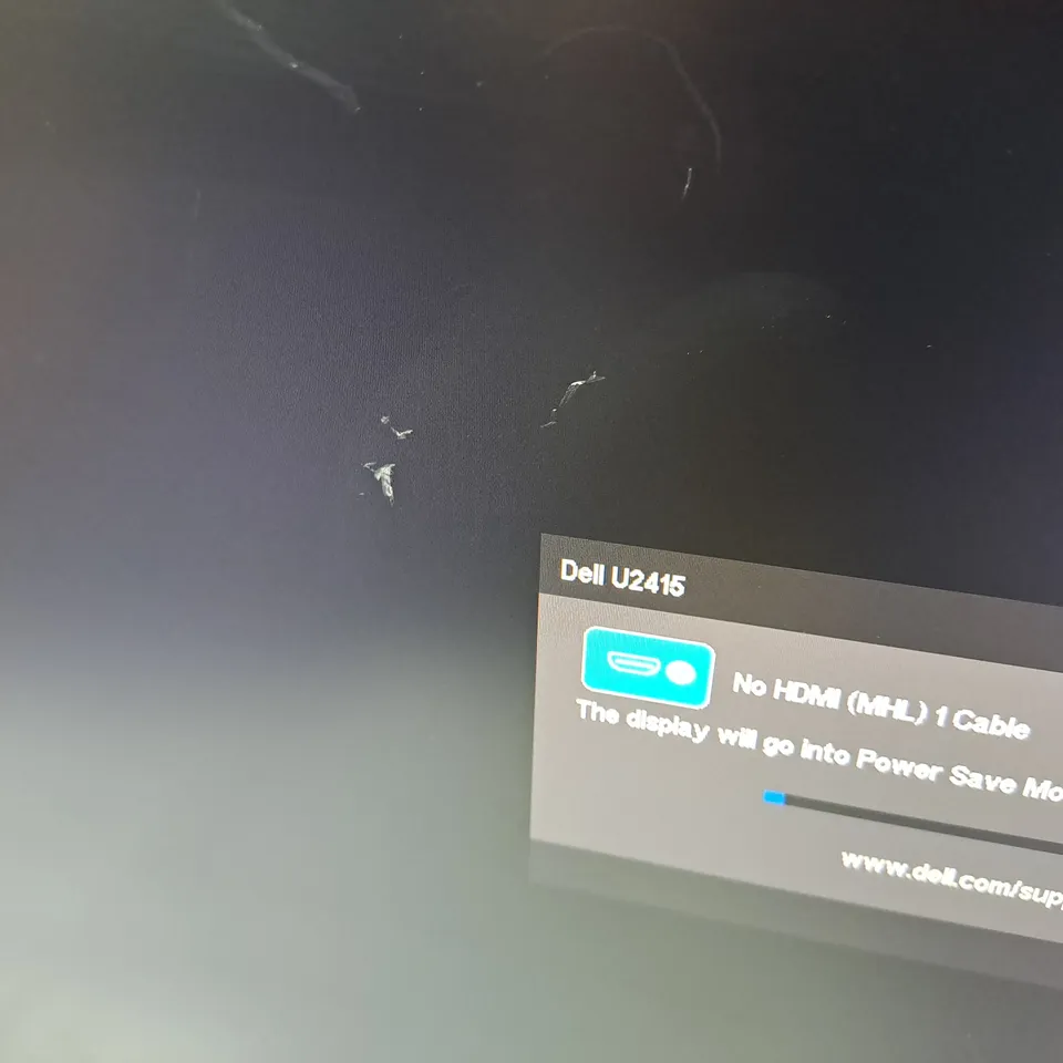 DEL 24" LCD MONITOR MODEL U2415B SERIAL #CN-0XKV0P-QDC00-9AU-36TU-A14