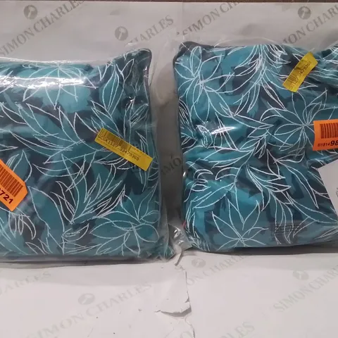 BRAND NEW SEALED SET OF 2 OASIS CUSHION BLUE