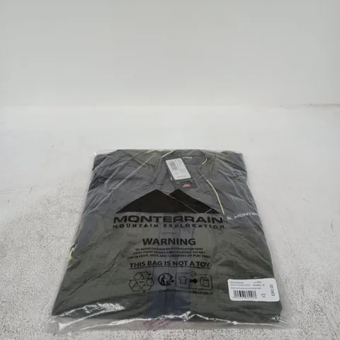 MONTERRAIN DISTRICT WOVEN HOODY MEDIUM IRON GATE/BEETLE/SHADOW LIME