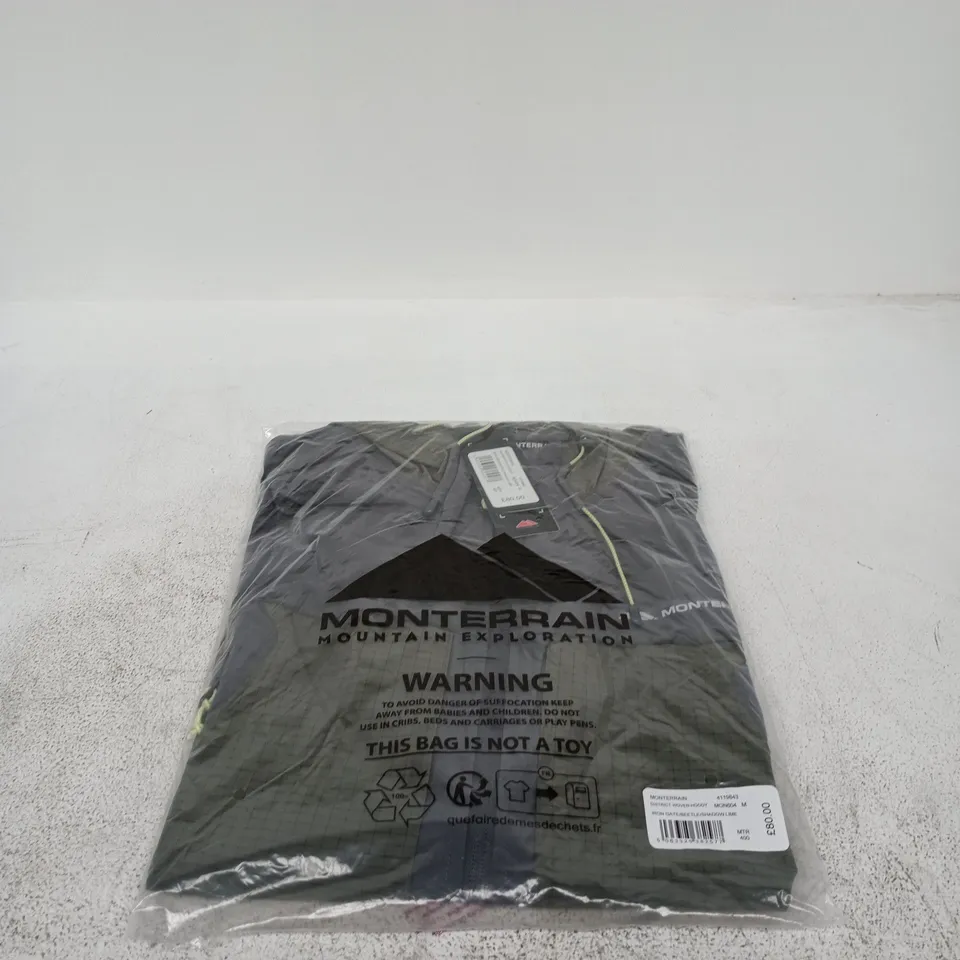 MONTERRAIN DISTRICT WOVEN HOODY MEDIUM IRON GATE/BEETLE/SHADOW LIME