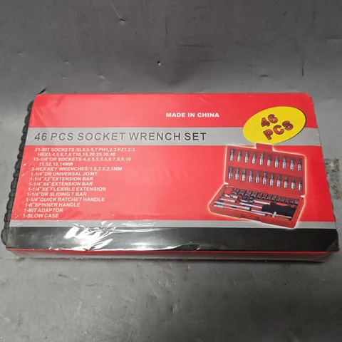 SEALED UNBRANDED 46 PEICE SOCKET WRENCH SET 
