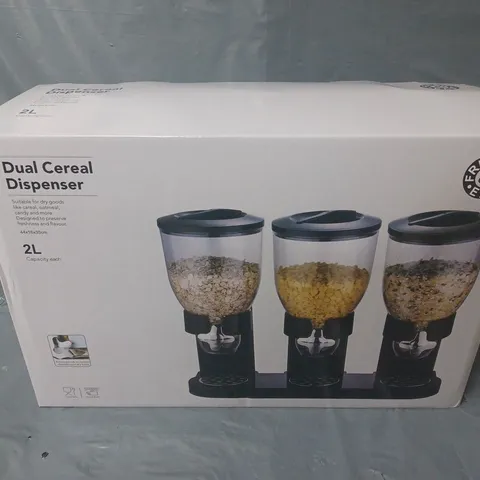 BOXED FRESH & EASY DUAL CEREAL DISPENSERS