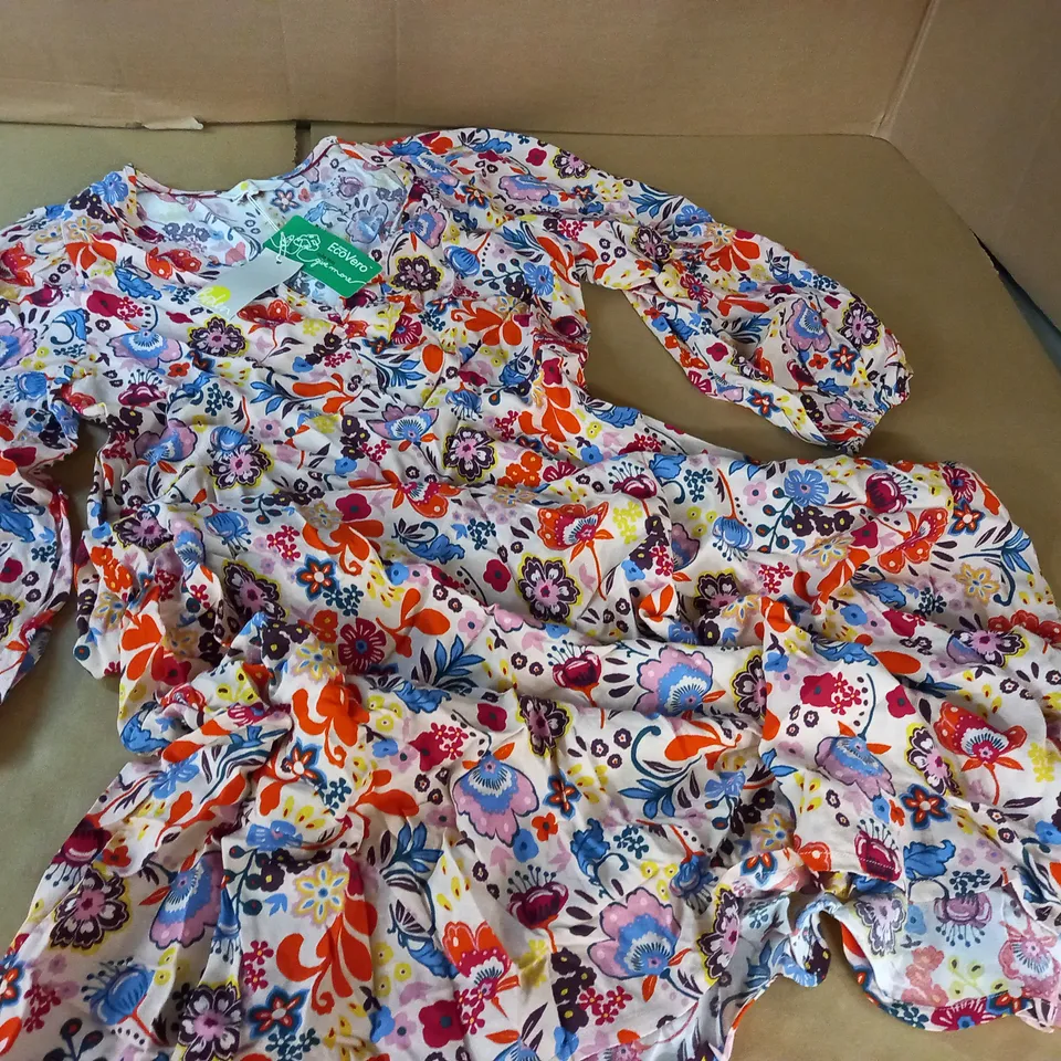 BODEN SUMMERY PRINT MIDI DRESS - UK 12 R