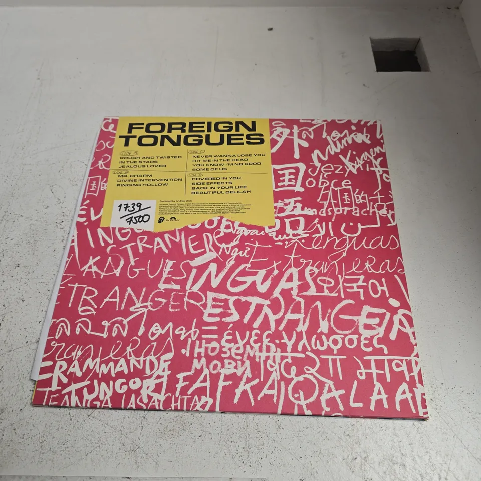 ROLLING STONES FOREIGN TONGUES VINYL – LIMITED EDITION 1739/7500