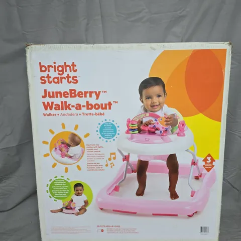 BRIGHT STARTS JUNEBERRY WALK-A-BOUT BABY WALKER