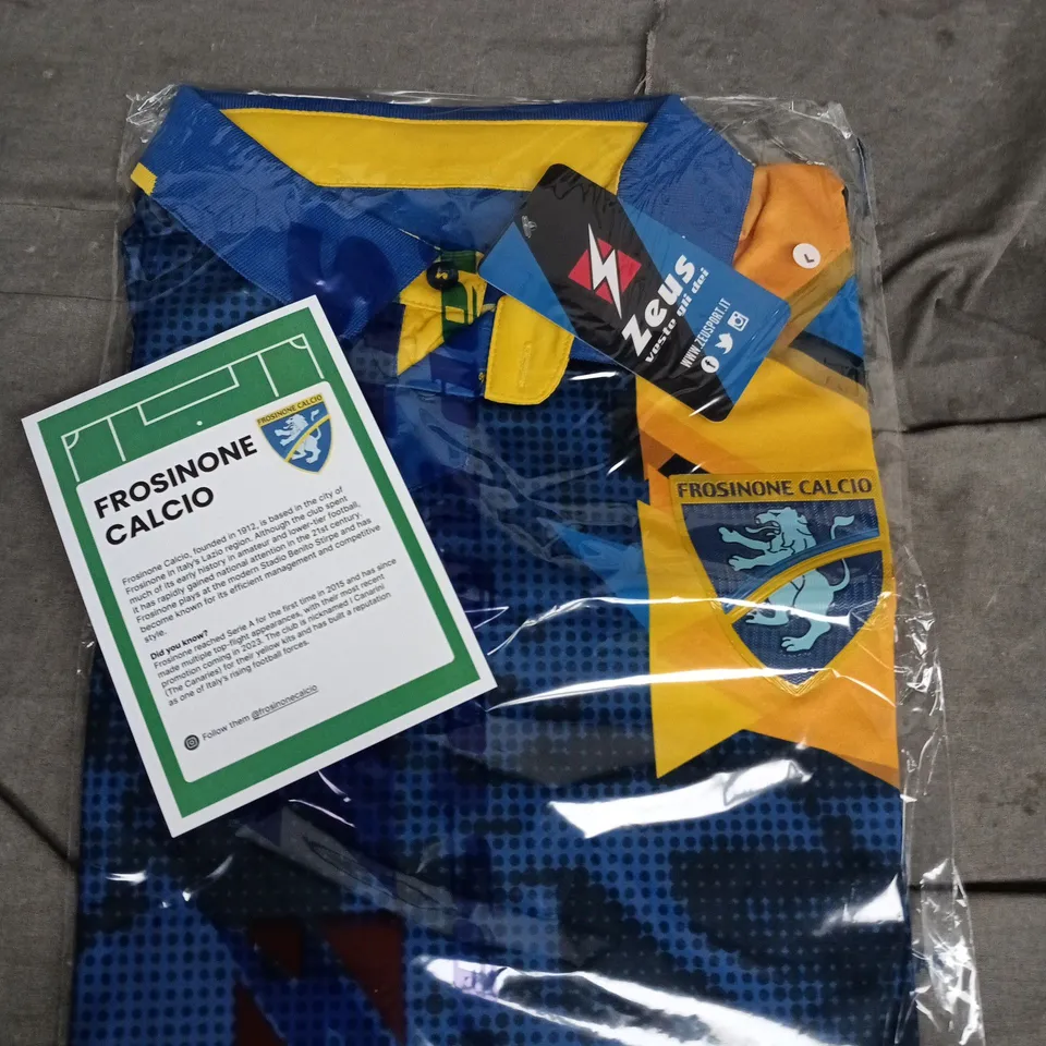 ZEUS FROSINONE CALCIO FOOTBALL JERSEY – UK L
